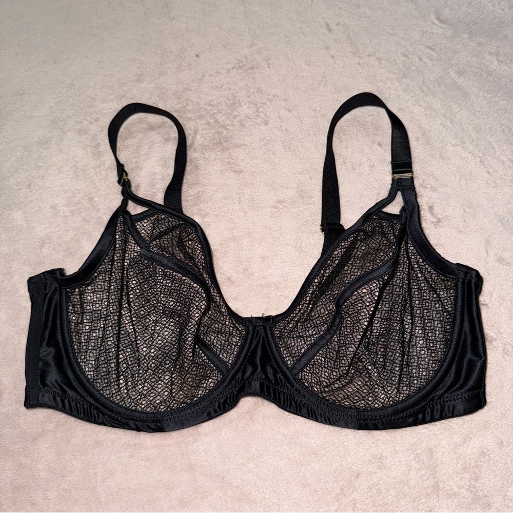 Panache black lace bra size 34E - Picture 2 of 9